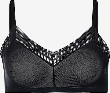 Invisible Soutien-gorge ' Orea ' Hanro en noir : devant
