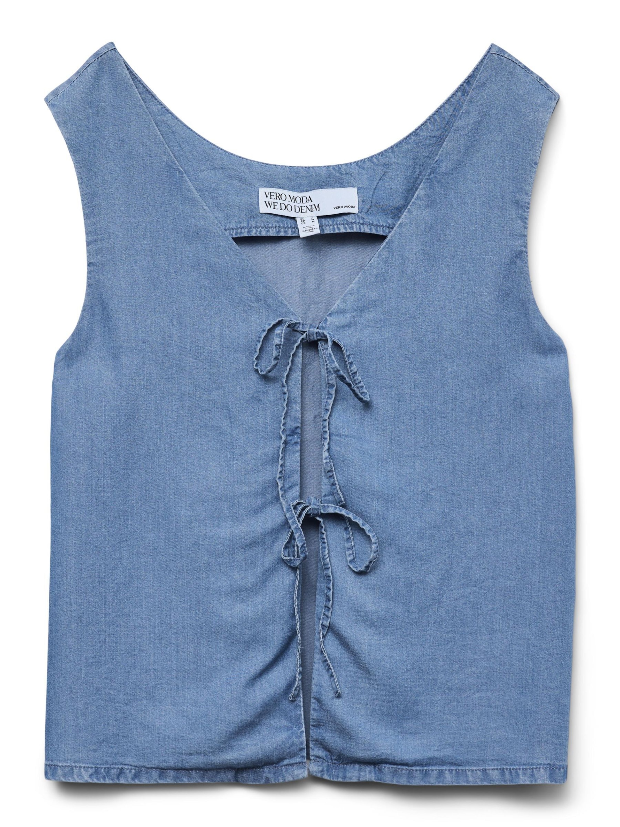 VERO MODA - Blusa 'VMFleur' en azul: frente