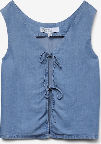 VERO MODA Blouse 'VMFleur' in Blue: front