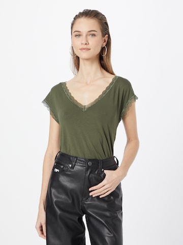ABOUT YOU Shirt 'Therese' in Groen: voorkant