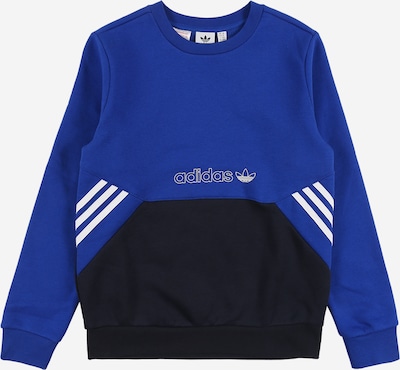 ADIDAS ORIGINALS Sweatshirt in blau / nachtblau / weiß, Produktansicht
