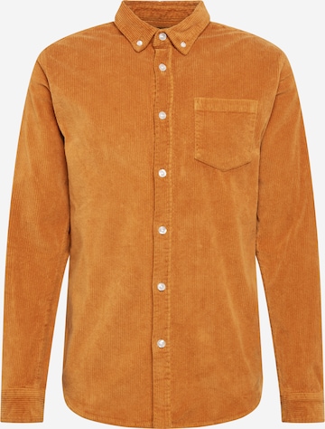 Redefined Rebel Regular fit Button Up Shirt 'Sean' in Orange: front