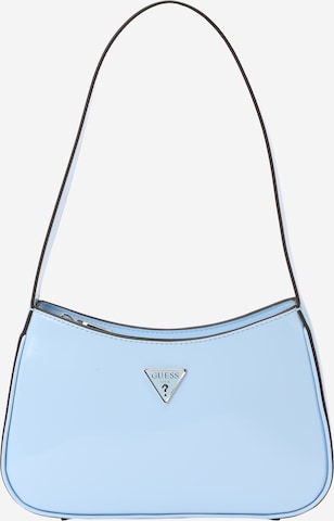 GUESS Наплечная сумка 'ARNELA TOP ZIP SHOULDER BAG' в Синий: спереди