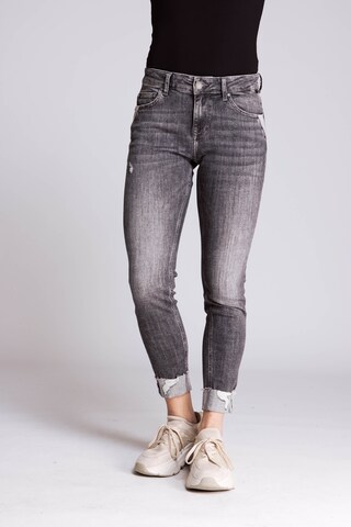 Zhrill Skinny Jeans in Grau: Vorderseite