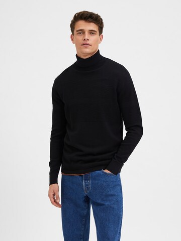 Pullover 'Maine' di SELECTED HOMME in nero: frontale