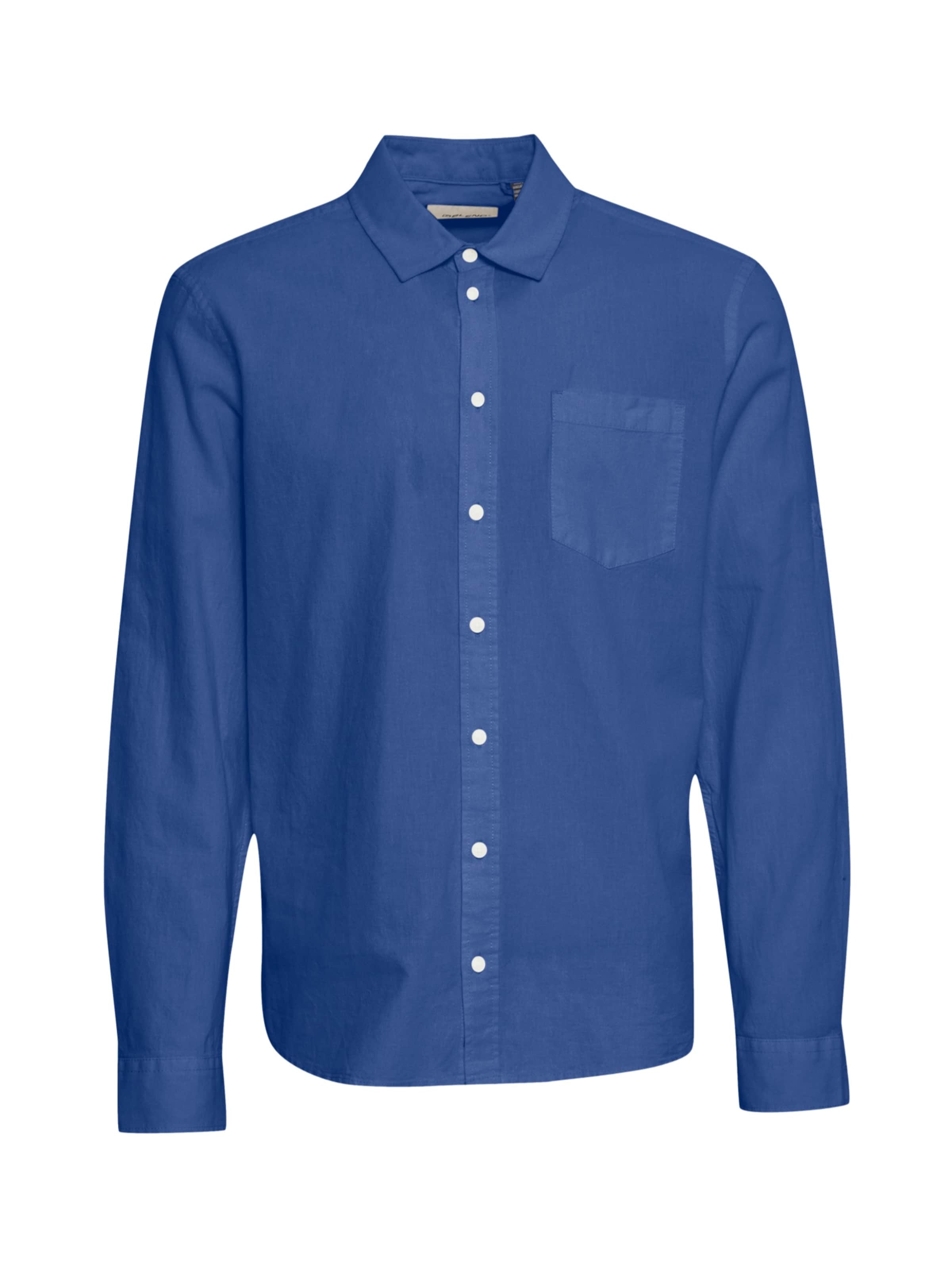 BLEND Overhemd in Blauw: voorkant