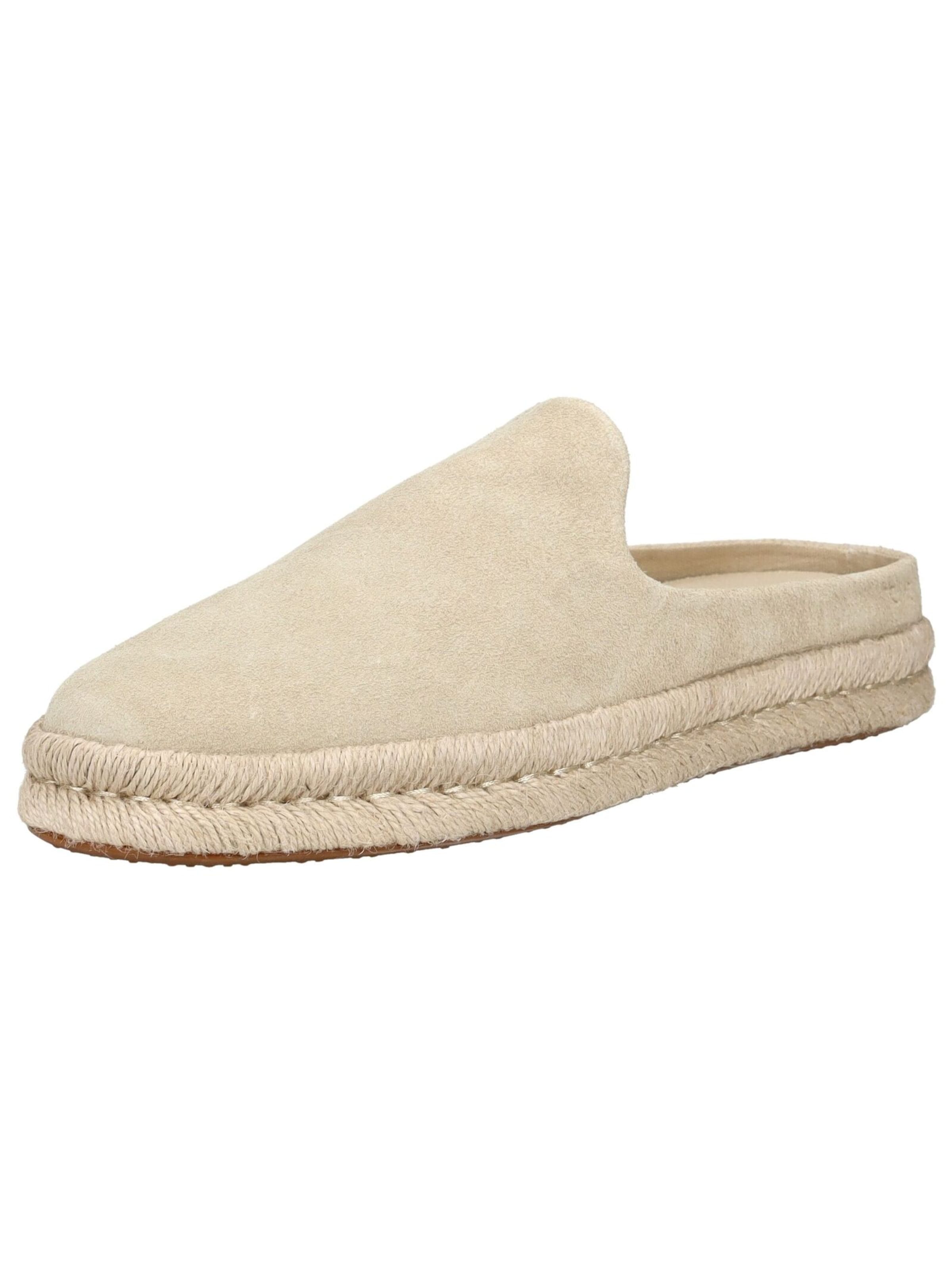 Zoccoletto 'Santiago' di TOMS in beige: frontale