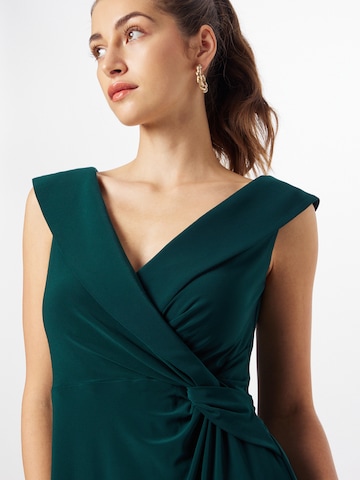 Lauren Ralph Lauren Večerna obleka 'LEONIDAS' | zelena barva
