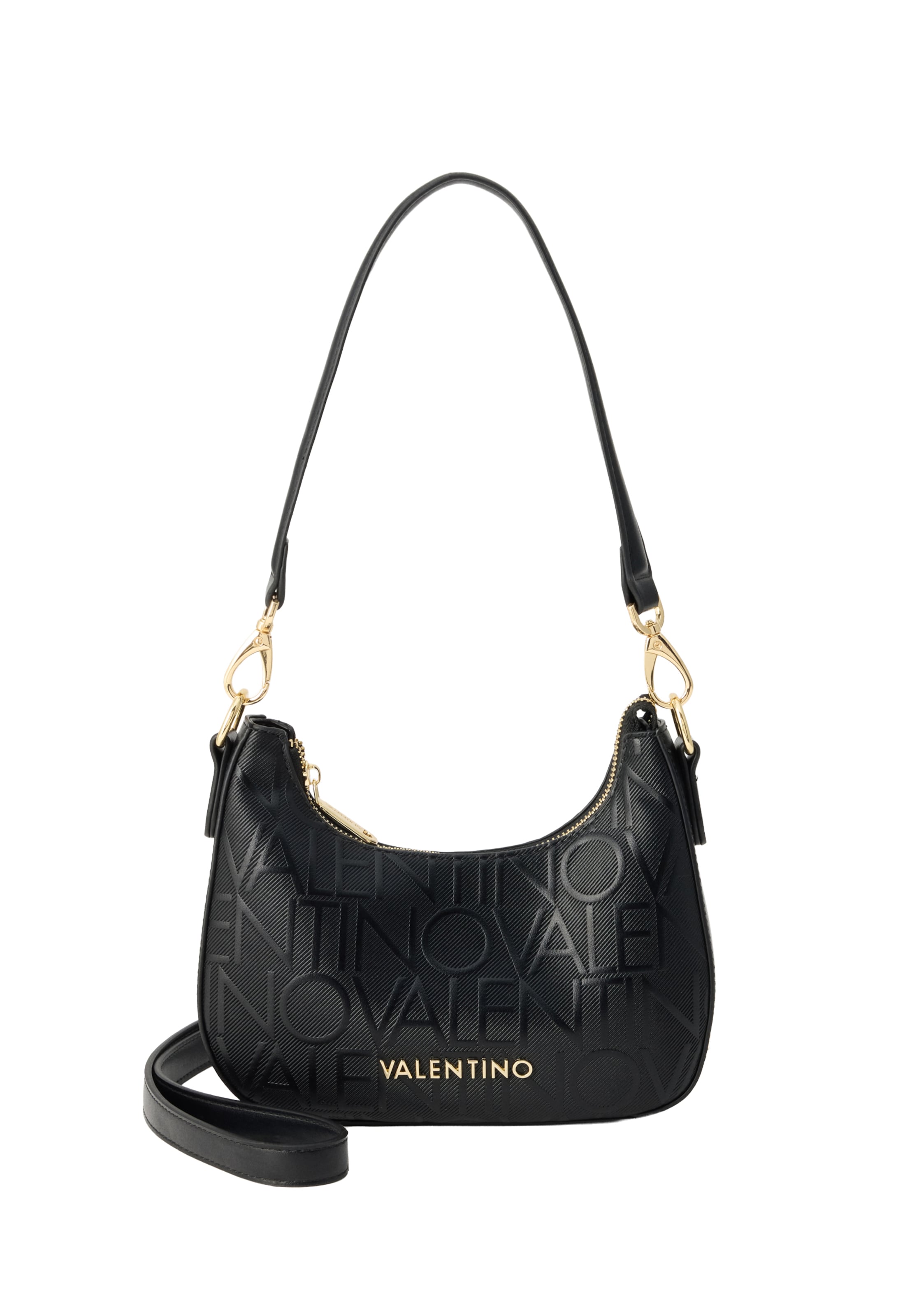 Borsa a tracolla 'GYNEVRA' di VALENTINO in nero: frontale