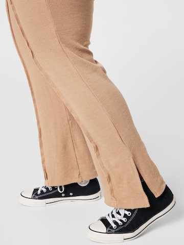 Public Desire Curve Regular Pants in Beige