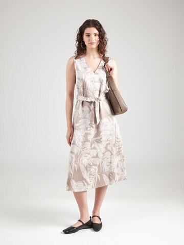 Robe d’été COMMA en beige : devant