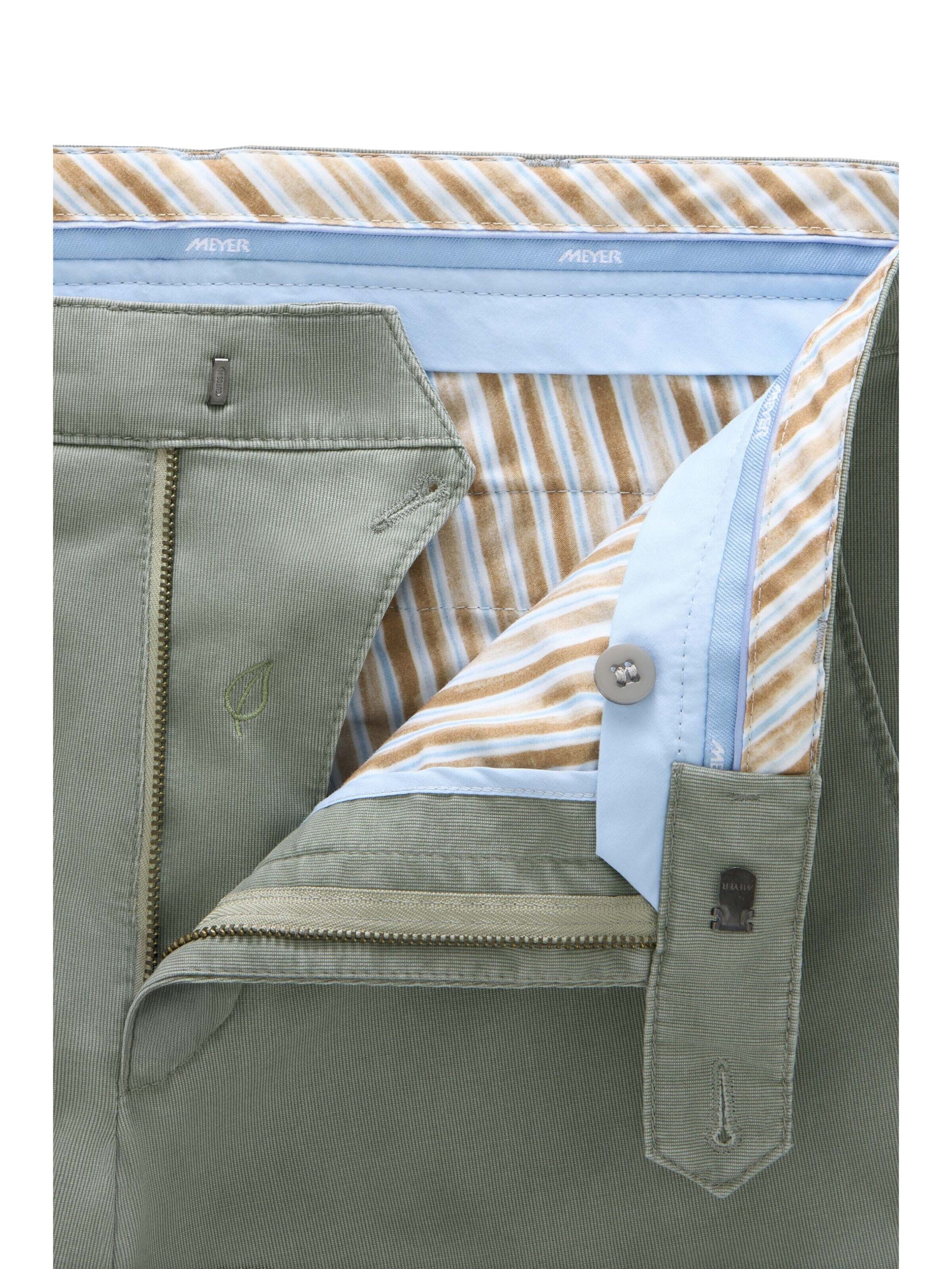 Regular Pantalon chino 'Roma 1-5080' MEYER en vert