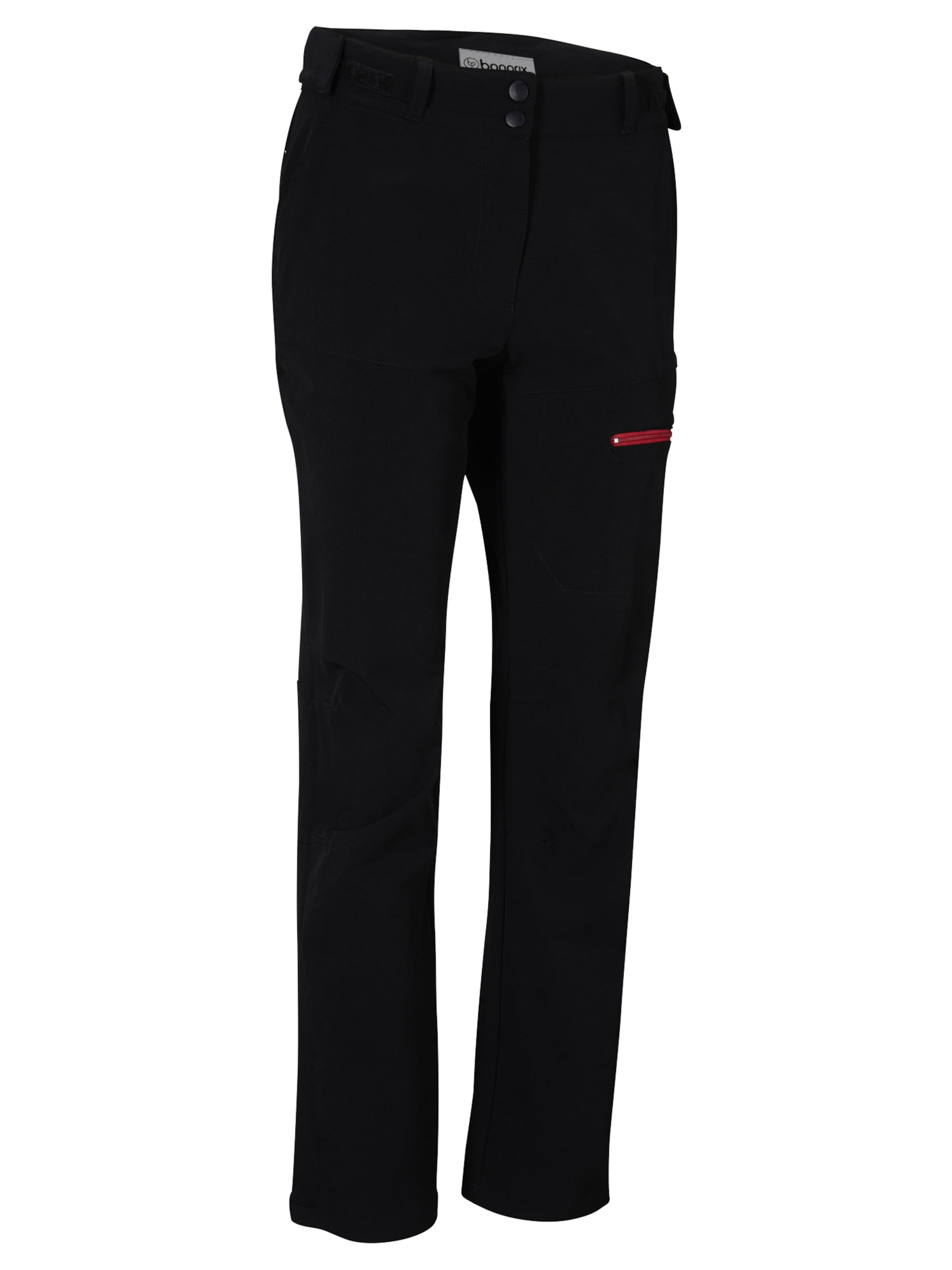 Regular Pantaloni sport de la bonprix pe negru