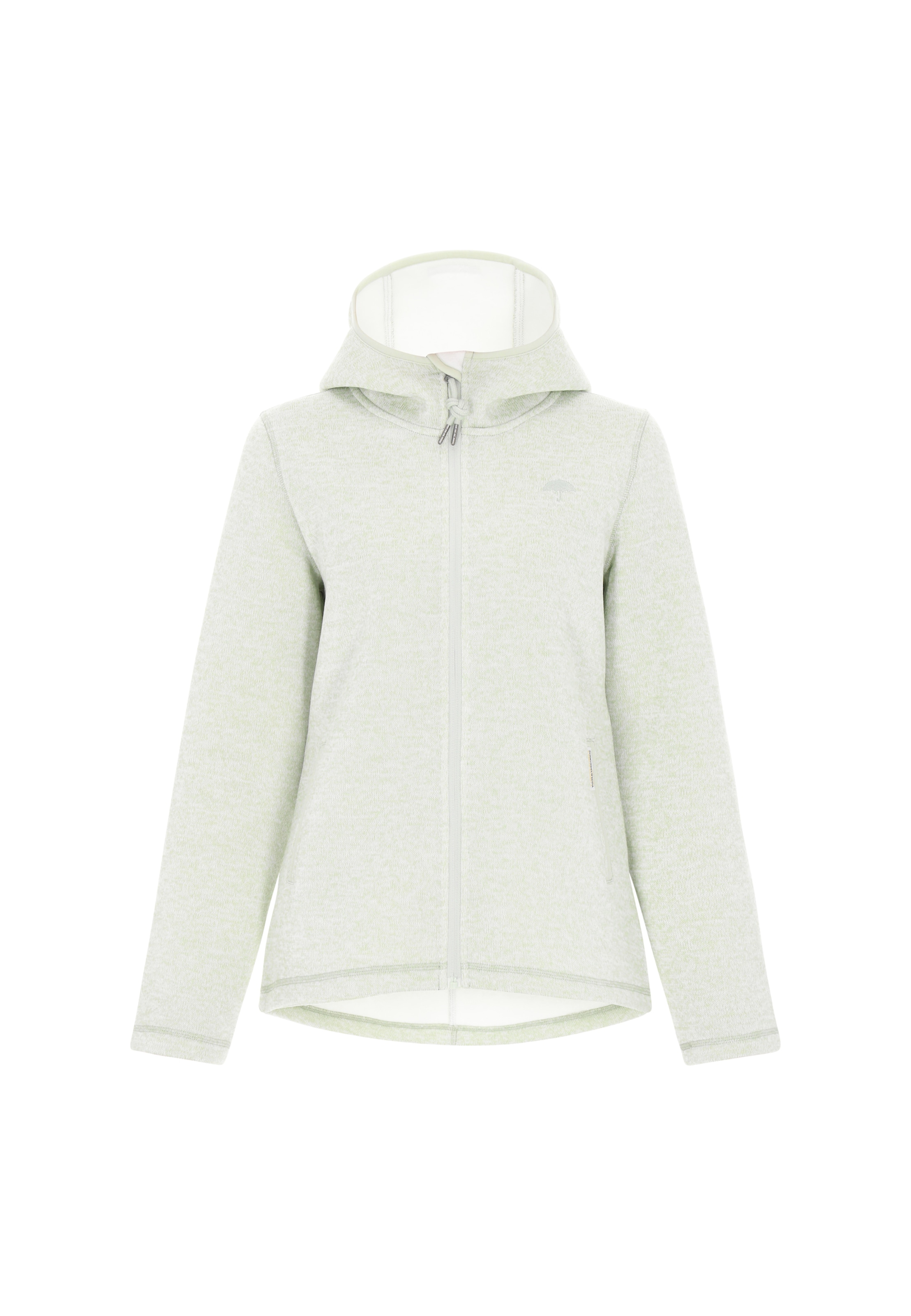 Schmuddelwedda Flisová bunda - Zelená: predná strana