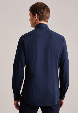 SEIDENSTICKER Slim fit Zakelijk overhemd 'SMART PERFORMANCE' in Blauw
