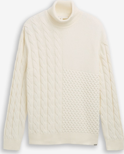 TOM TAILOR DENIM Neulepaita värissä villanvalkoinen, Tuotenäkymä