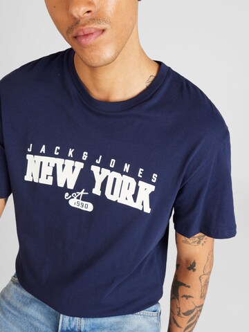 Tricou 'CORY' de la JACK & JONES pe albastru