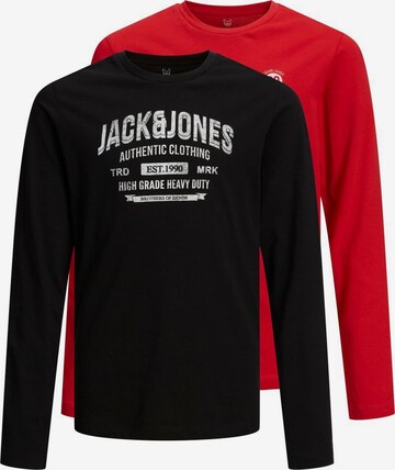 sarkans Jack & Jones Junior T-Krekls: no priekšpuses
