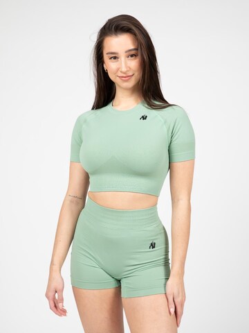 Gorilla Wear Functioneel shirt 'Whitney' in Groen: voorkant