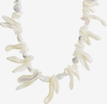 Pilgrim Necklace 'Light' in White
