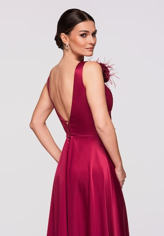 Ombre Evening dress in Red