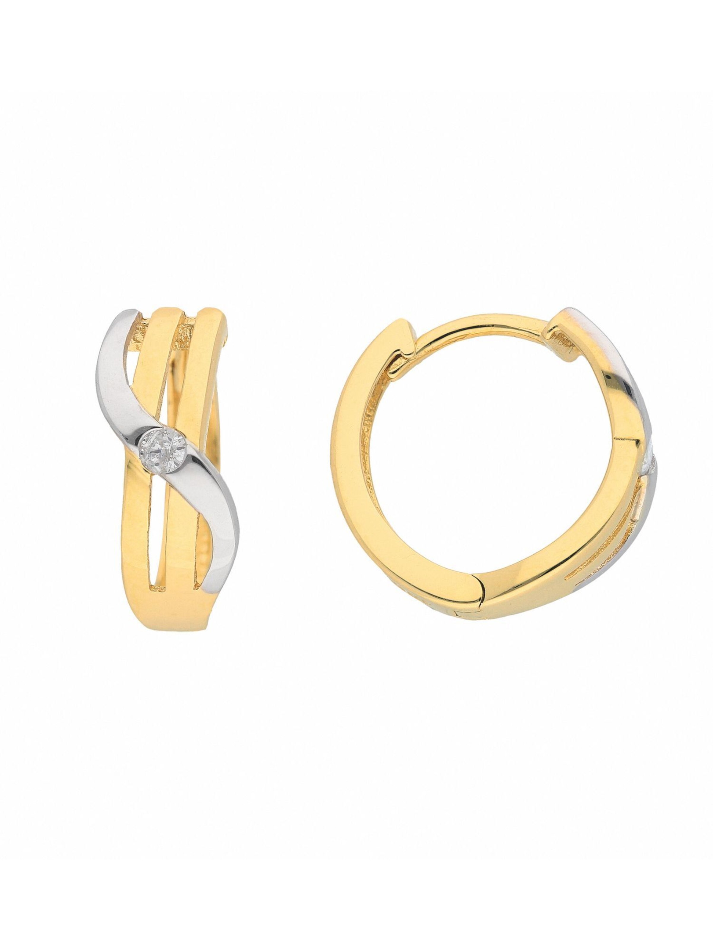 Adelia´s Ohrringe in Gold: Vorderseite