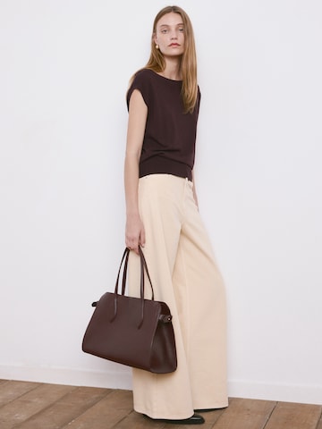 MANGO Sweter 'MANIS' w kolorze czerwony