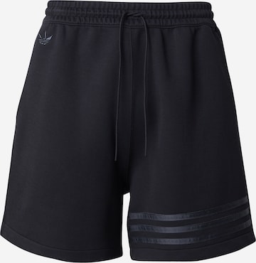 juoda ADIDAS ORIGINALS Laisvas Kelnės 'Neuclassics': priekis