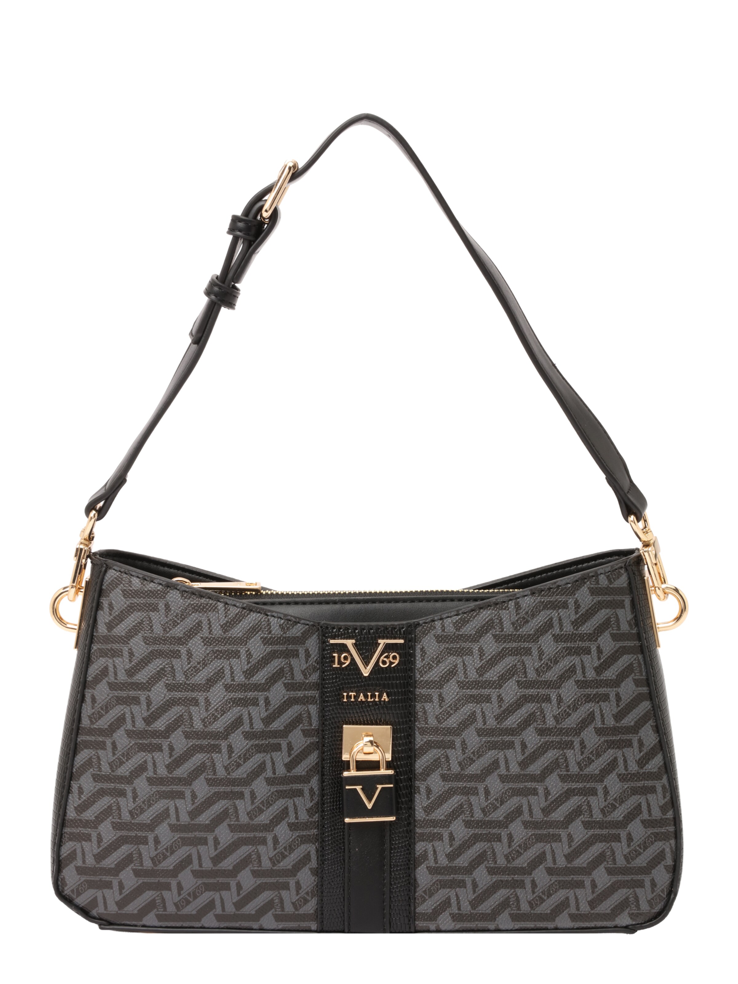 19V69 ITALIA Shoulder Bag 'Ariana' in Grey: front