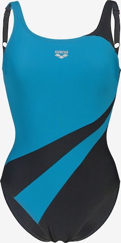 Costume intero sportivo 'SHAPEWEAR LILI C-CUP' di ARENA in blu: frontale