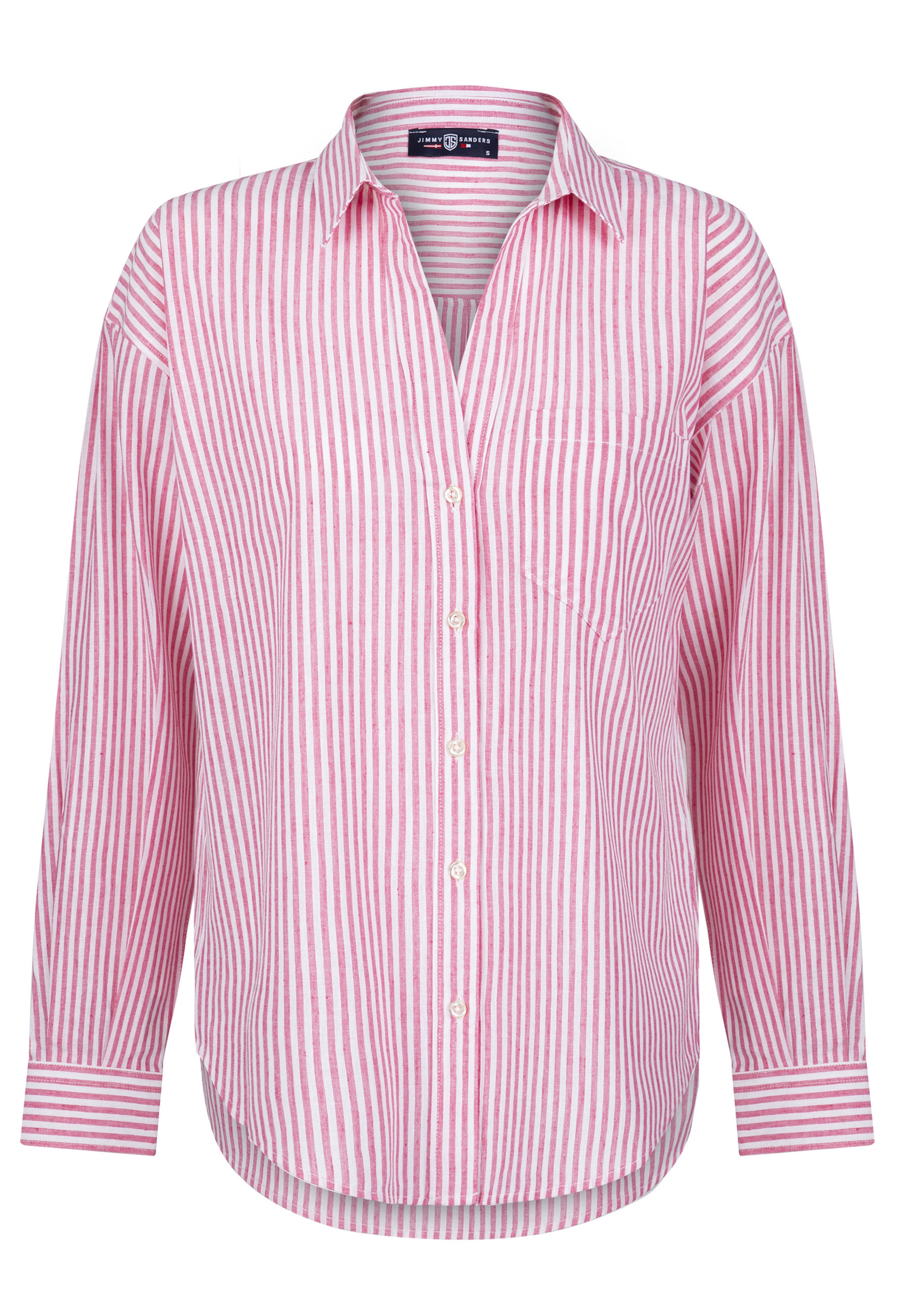 Jimmy Sanders Блузка в Ярко-розовый: спереди