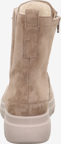 Legero Lace-Up Ankle Boots in Beige