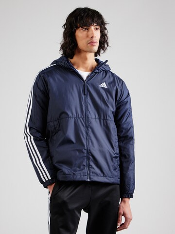 ADIDAS SPORTSWEAR Sportjacke 'ESS' in Blau: Vorderseite