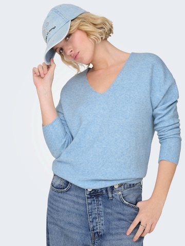 ONLY Свитер 'ONLRICA' в Синий: спереди