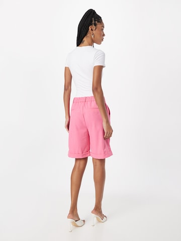 Fransa Wide leg Pleat-front trousers 'Milena' in Pink