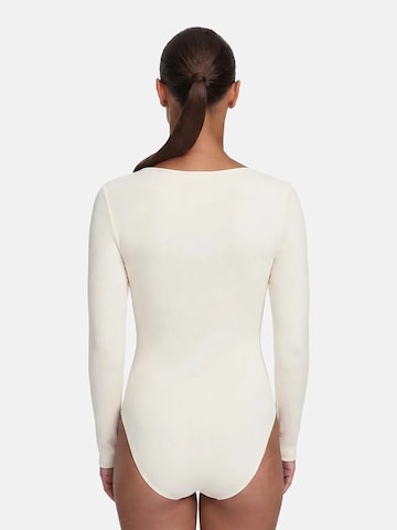 cfab (formerly creamy fabrics) Shapingbody 'Bodysuit Sculpting Shapewear Longsleeve mit Slip' in Beige