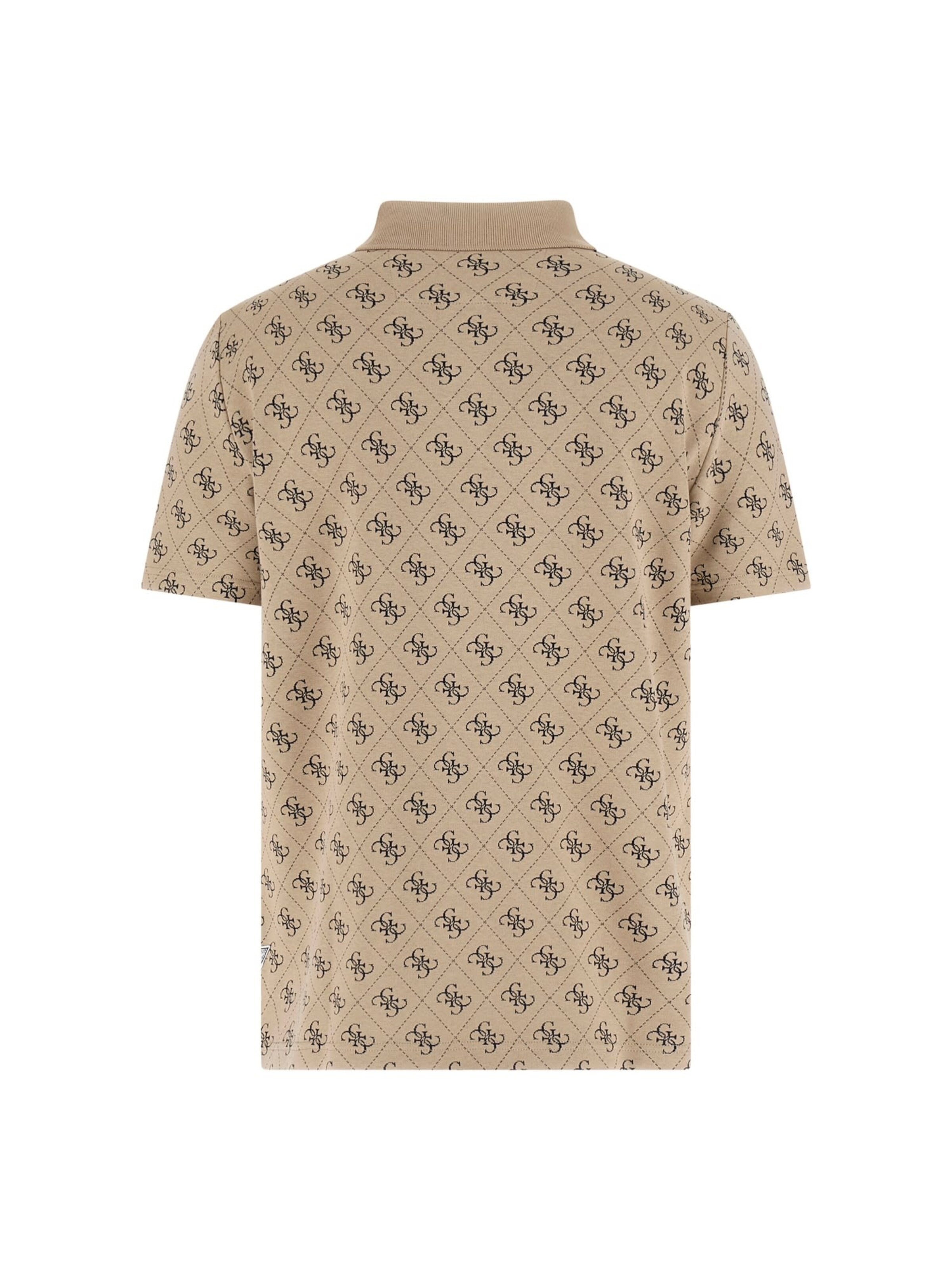 GUESS Shirt 'All Over 4G' in Purple