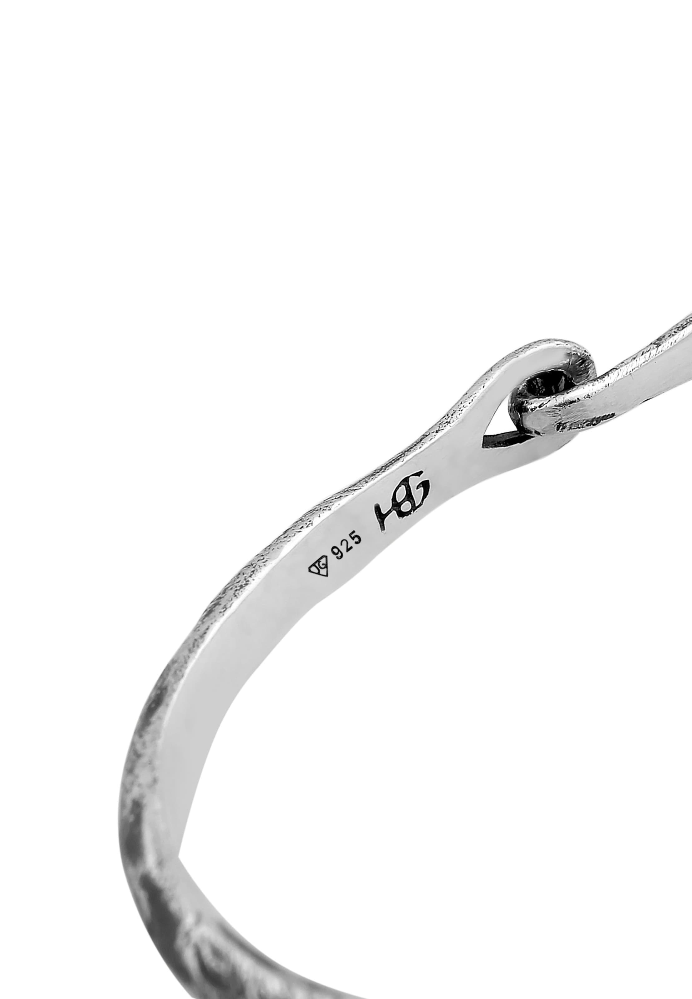 Haze&Glory Armbånd 'Hook' i sølv