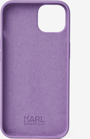 Protection pour smartphone 'iPhone 13 Pro Max' Karl Lagerfeld en violet