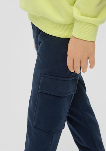 Tapered Pantaloni de la s.Oliver pe albastru