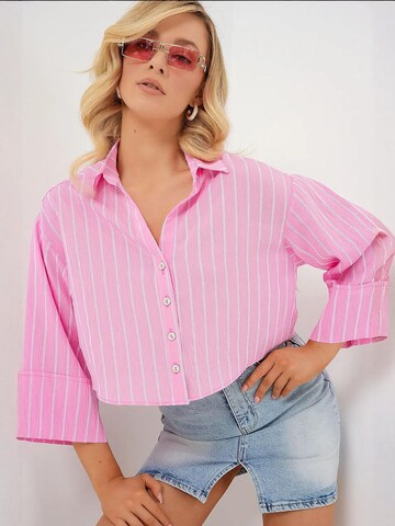 Bigdart - Blusa em rosa