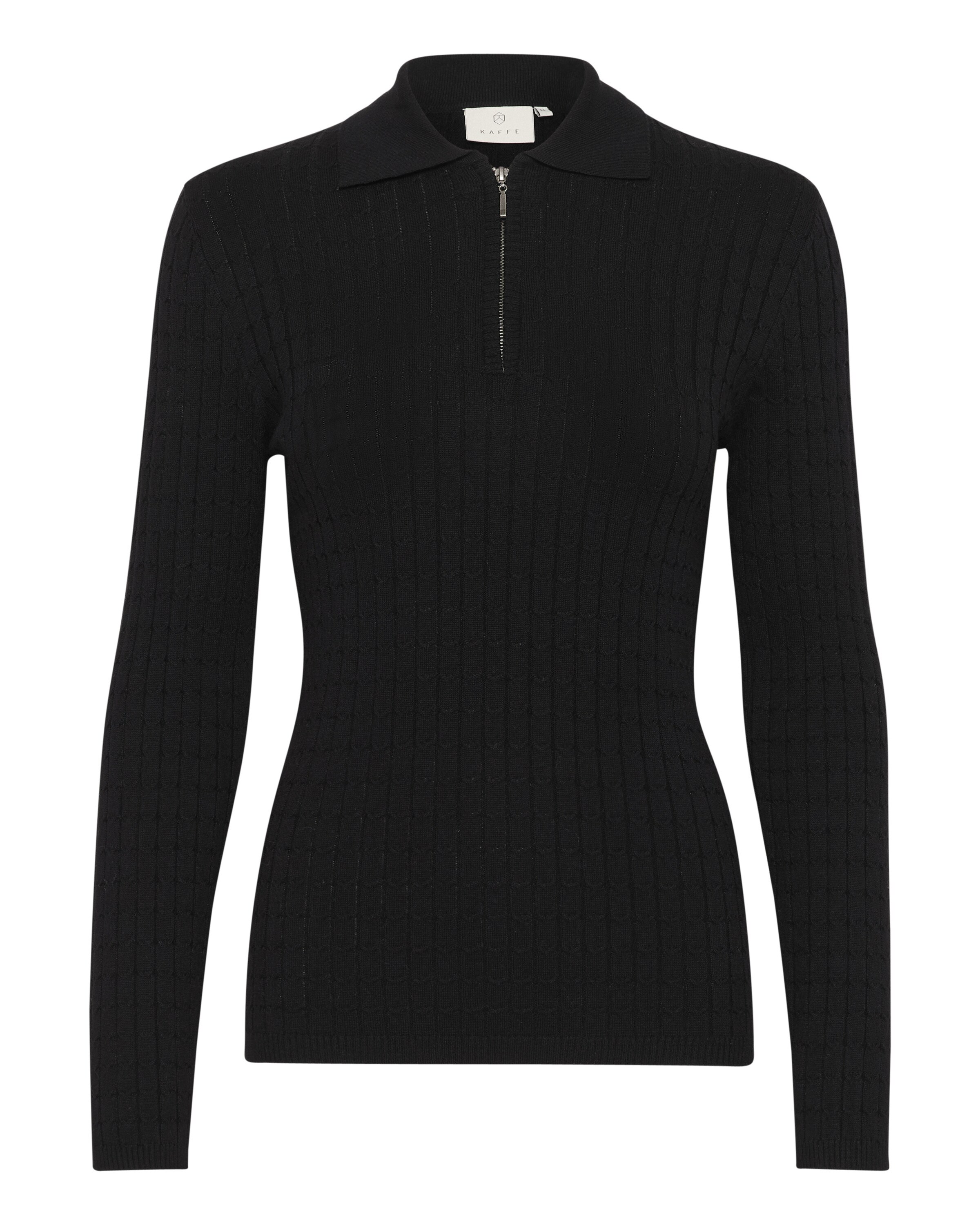 Kaffe Sweater 'Flora' in Black: front