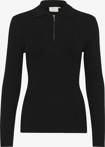 Kaffe Pullover 'Flora' in Schwarz: Vorderseite