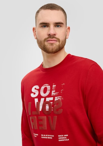 s.Oliver Men Tall Sizes Shirt in Rot