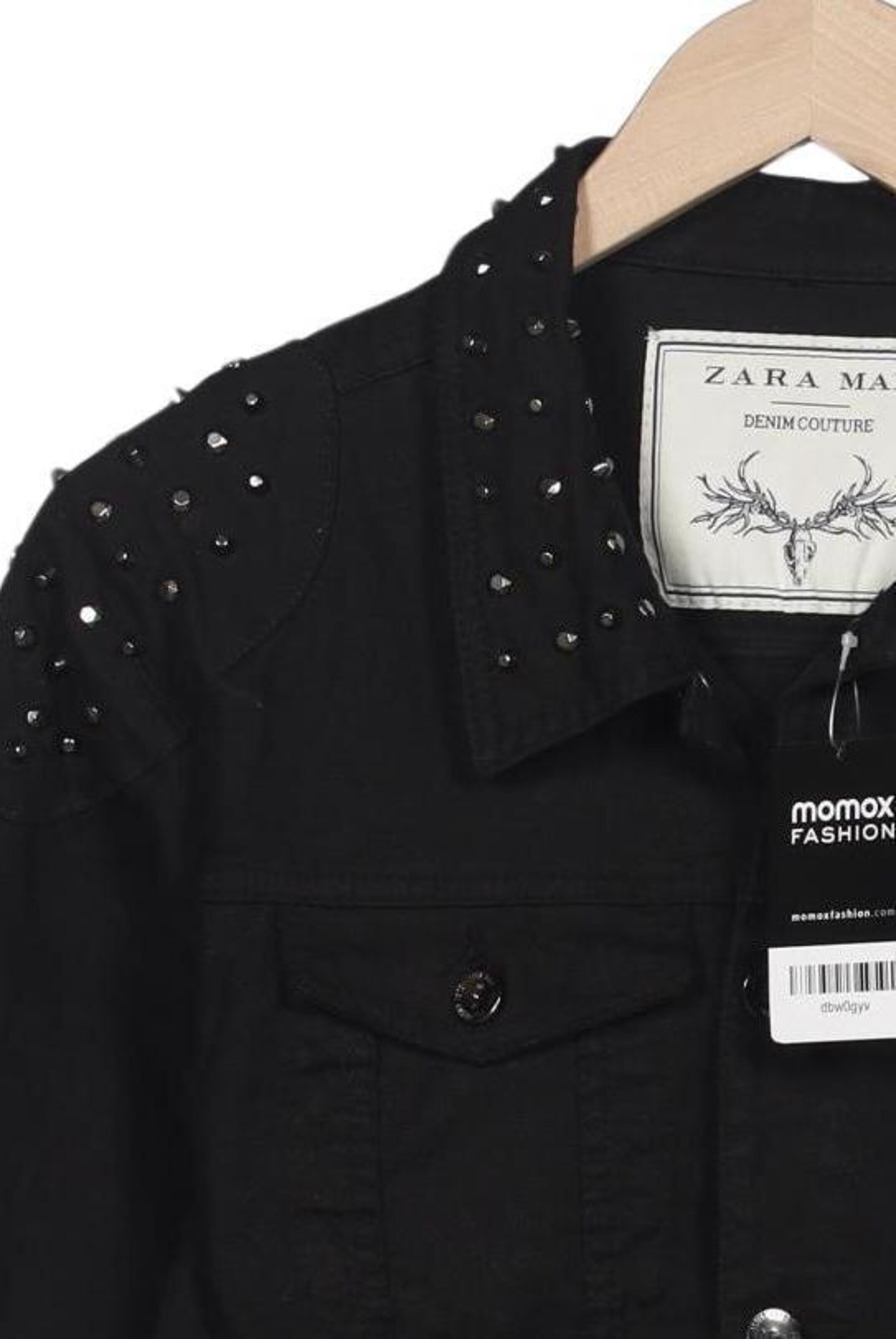 ZARA Jacket & Coat in M in Black