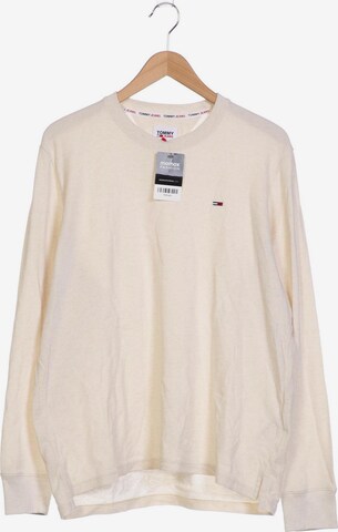 Tommy Jeans Sweatshirt & Zip-Up Hoodie in XL in Beige: front