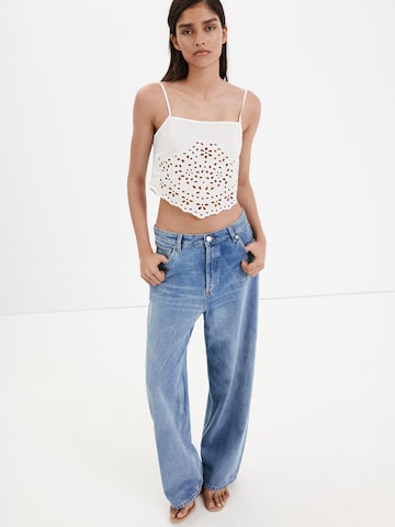 MANGO Top 'JASMIN' - Biela: predná strana