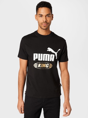 PUMA Shirt 'King' in Zwart: voorkant