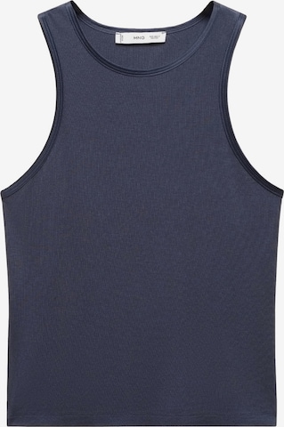 MANGO Top 'BALI' in Blauw: voorkant