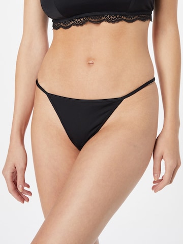 ABOUT YOU Thong 'Nicky Thong' in Black: front